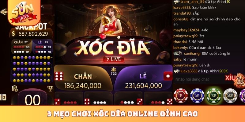 3 mẹo chơi Xóc Dĩa online đỉnh cao